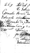 Acta de Matrimonio de Cornelio Duarte y Micaela Almnzar